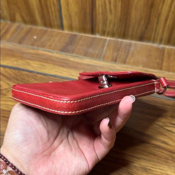 Coach Red Mini Pouch - Picture 7 of 7
